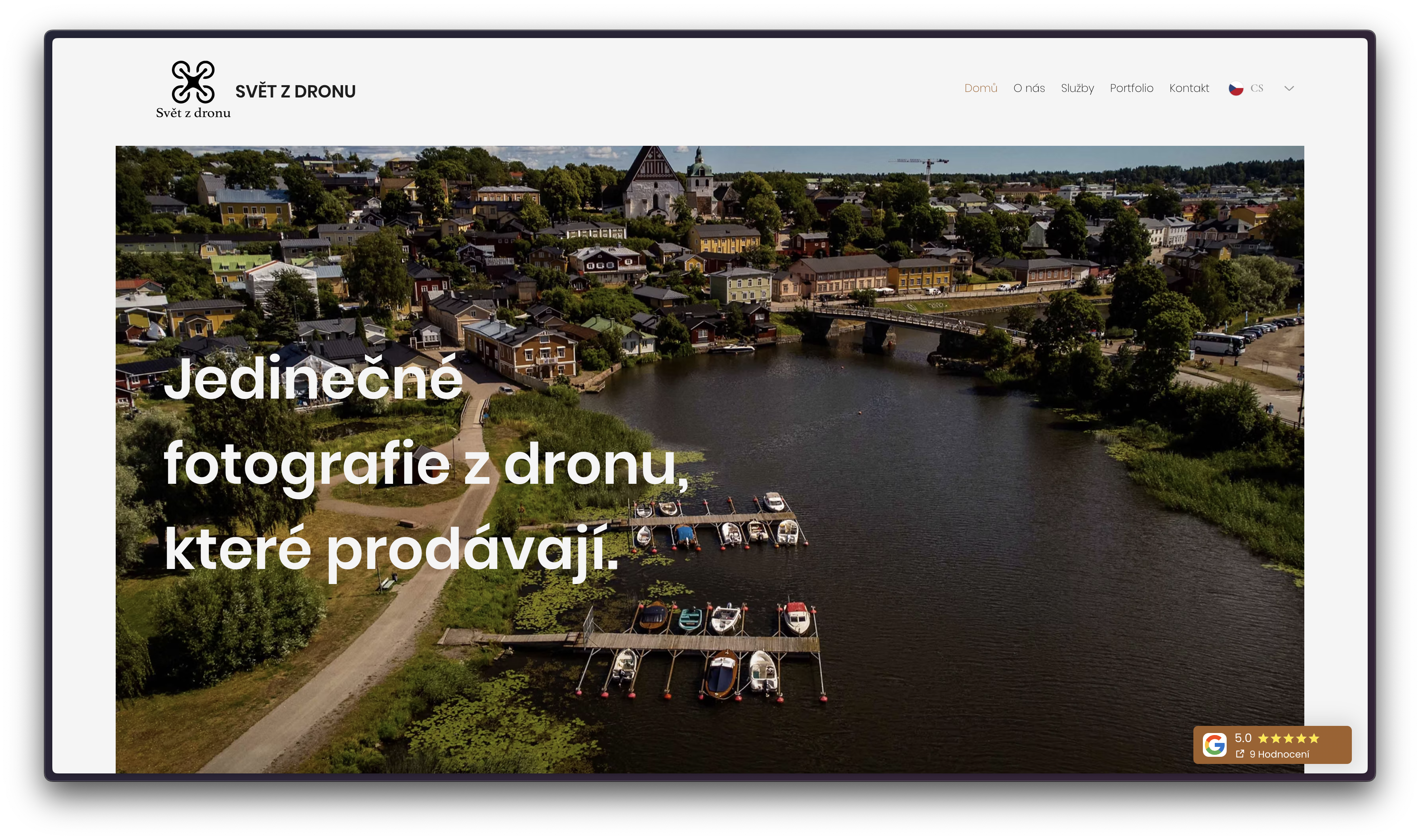 Svět z dronu